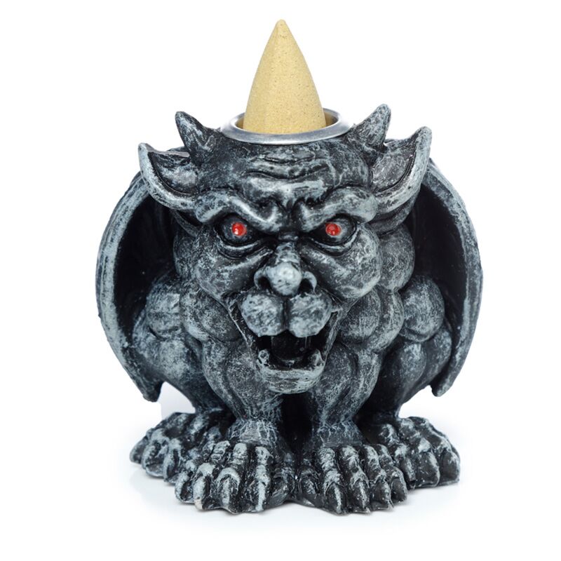 Afbeelding laden in galerijviewer, Gargoyle backflow wierookhouder
