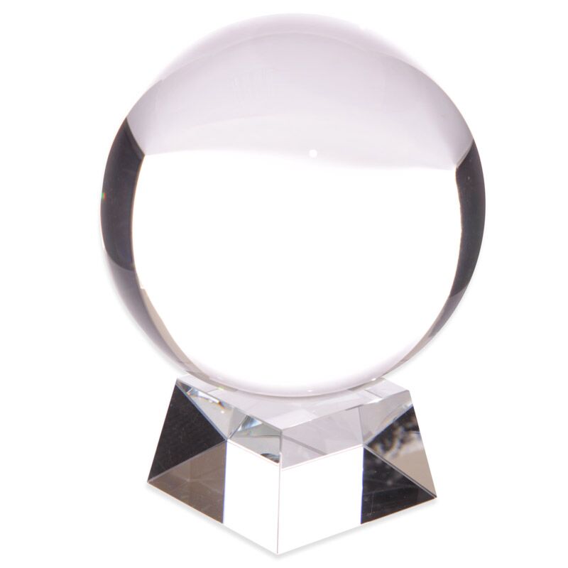 Afbeelding laden in galerijviewer, Kristallen bol in geschenkdoos - 14 cm
