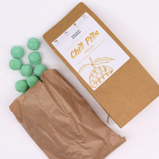 Korte houdbaarheid- mango bad fizz chill pill giftbox