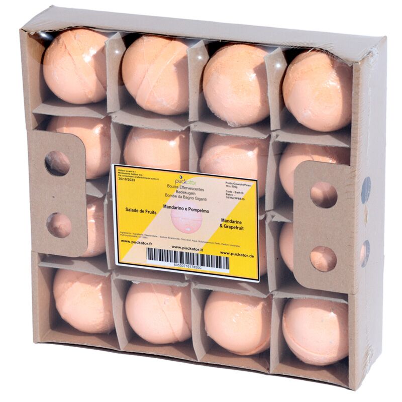 Afbeelding laden in galerijviewer, Imp korte houdbaarheid mandarijn grapefruit badbruisballen
