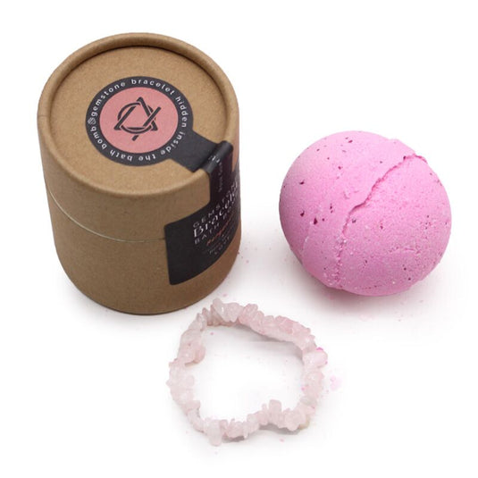 Rozenkwarts armband shea boter bergamot bruisbal