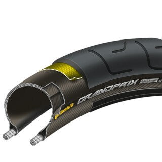 Afbeelding laden in galerijviewer, Continental Grand Prix - Racefietsband 700x23C - Draadband - Zwart
