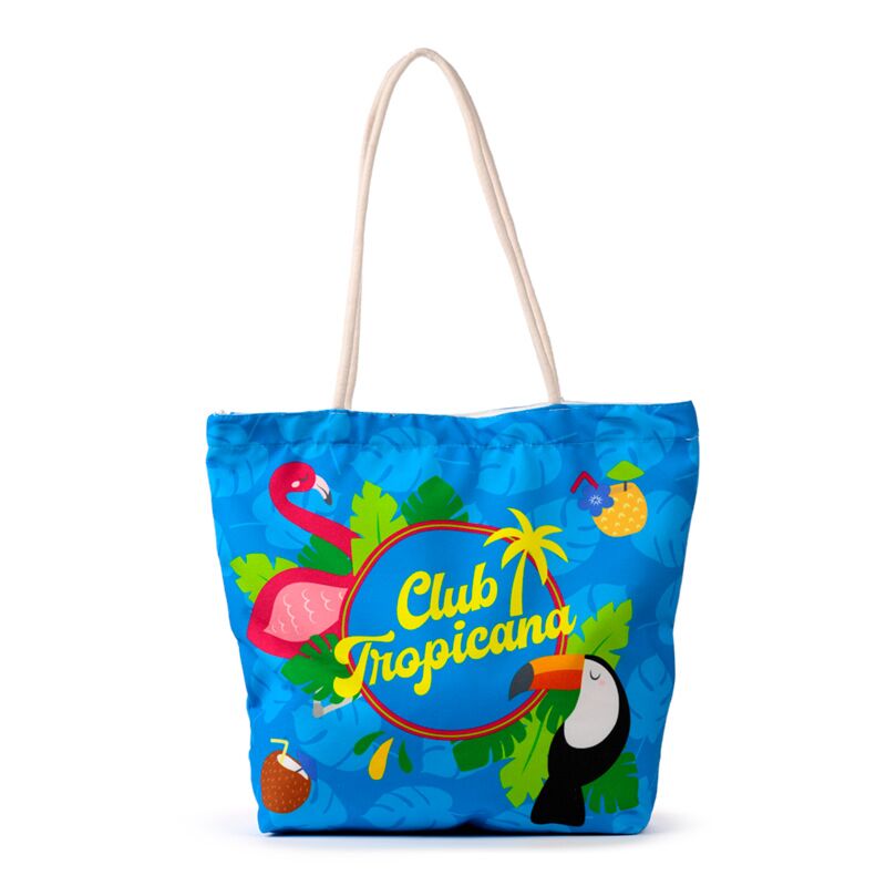 Afbeelding laden in galerijviewer, Pic flamingo club troana canvas strandtas
