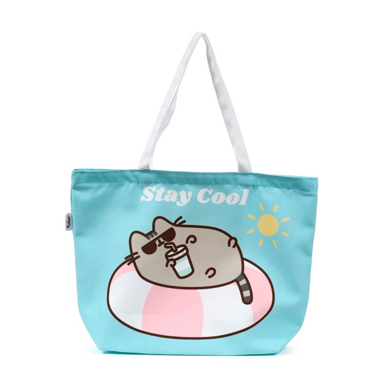 Afbeelding laden in galerijviewer, Union pusheen de kat zomer strandtas
