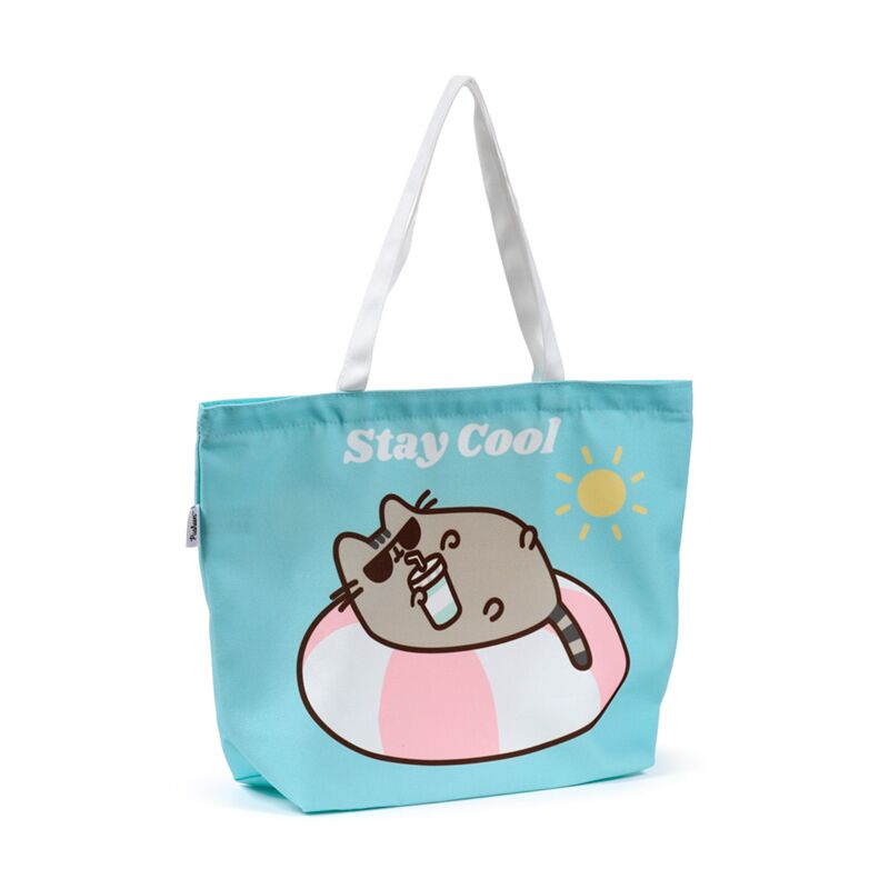 Afbeelding laden in galerijviewer, Union pusheen de kat zomer strandtas
