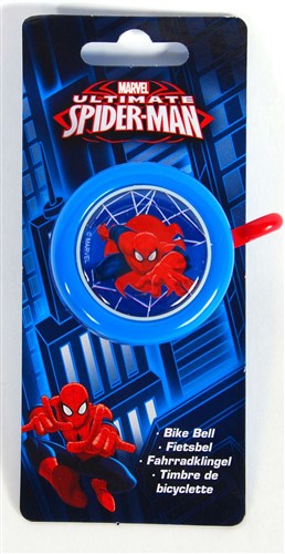 Afbeelding laden in galerijviewer, fietsbel Spider-Man blauw rood 54 mm

