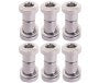 Zadelpenbout race inbus M6-22 mm per 6 stuks