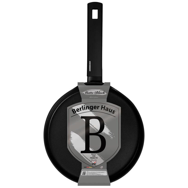 Afbeelding laden in galerijviewer, Berlingerhaus pannenkoekenpan mat zwart 25cm
