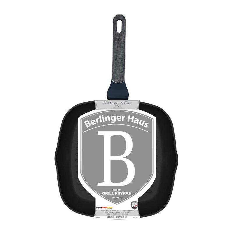 Afbeelding laden in galerijviewer, Berlingerhaus berlinger haus deep sea collection grillpan ã˜28cm
