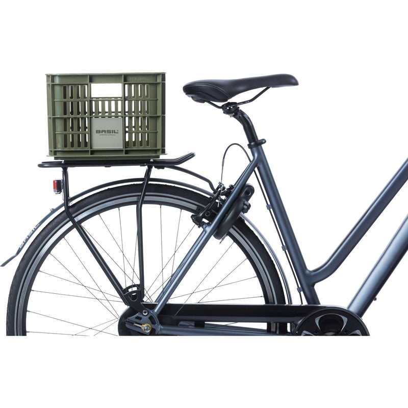 Afbeelding laden in galerijviewer, Basil fietskrat S - klein - 17.5 liter - groen
