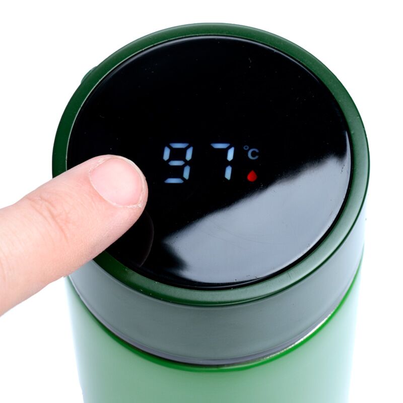 Afbeelding laden in galerijviewer, Union minecraft creeper thermosfles 450ml thermometer

