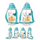 Zeedieren duurzame bpa-vrij 450ml kinder waterfles rietje