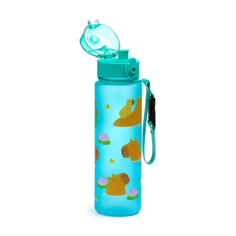 Afbeelding laden in galerijviewer, Capybara pop top 600ml ecozen drinkfles
