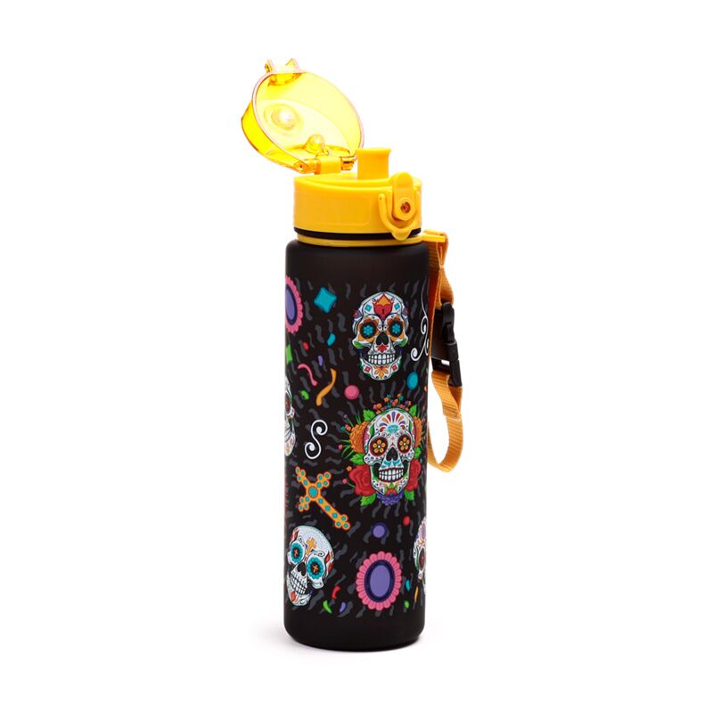 Afbeelding laden in galerijviewer, Dia de los muertos pop top 600ml ecozen drinkfles
