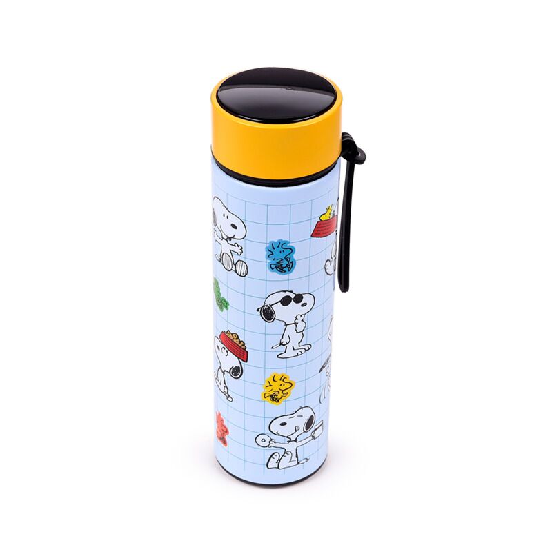 Afbeelding laden in galerijviewer, Union peanuts snoopy woodstock thermosfles 450ml thermometer
