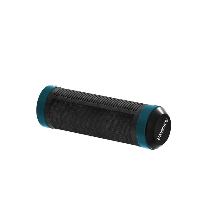Afbeelding laden in galerijviewer, Brooks rubber grips (100+130mm) - black octane
