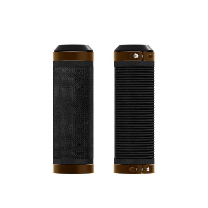 Afbeelding laden in galerijviewer, Brooks rubber grips (100+100mm) - black orange
