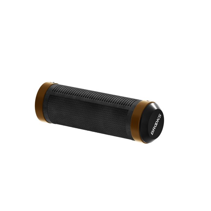 Afbeelding laden in galerijviewer, Brooks rubber grips (100+100mm) - black orange
