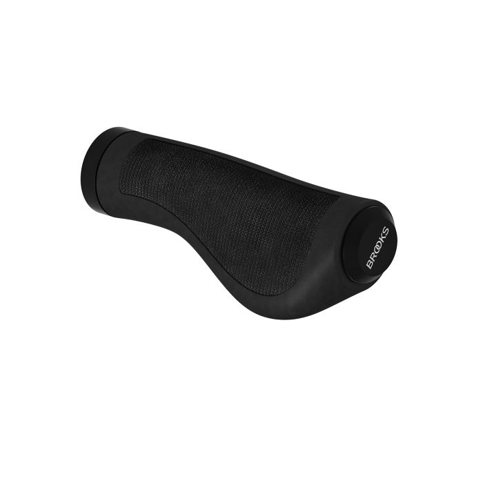 Afbeelding laden in galerijviewer, Brooks ergonomic rubber grips (100+130mm) - black
