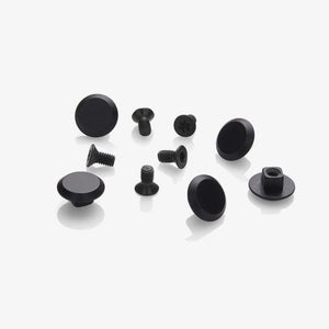 Brooks aluminium threated rivets for cambium - black anodised (5 pieces)