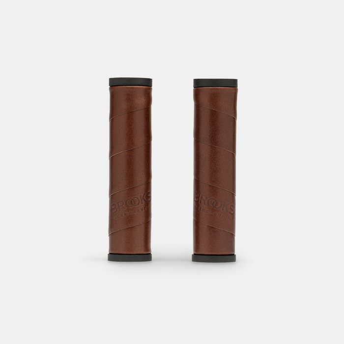 Afbeelding laden in galerijviewer, Brooks willow leather grip (130+130mm) - antic brown
