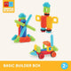 Bristle blocks in doos 36 delig