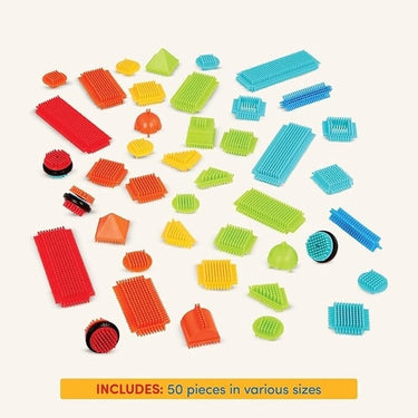 Bristle blocks in plastic ton 50 delig