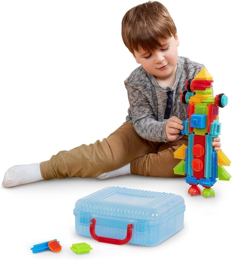 Afbeelding laden in galerijviewer, Bristle blocks in koffertje 50 delig
