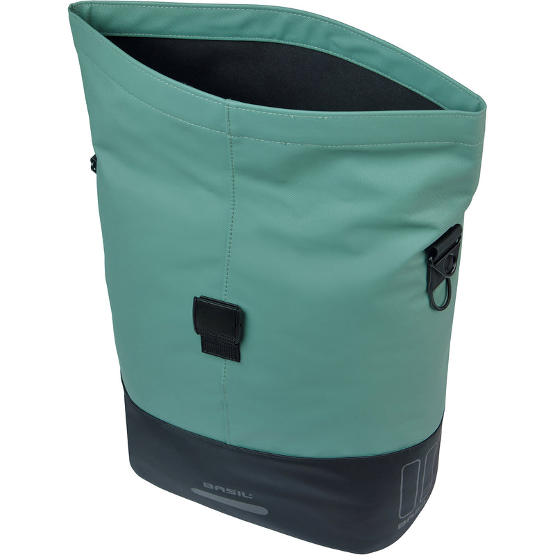 Afbeelding laden in galerijviewer, Basil cove shopper mik 14-16l 14 x 29 x 36 cm - groen zwart
