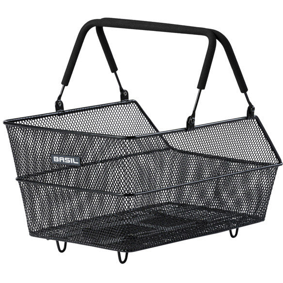 Afbeelding laden in galerijviewer, Basil fietsmand cento met mik bevestiging 14 liter 39 x 24 x 13 cm - zwart
