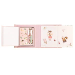 Little dutch whiteboard kleurset met magneten - rosa fairy garden