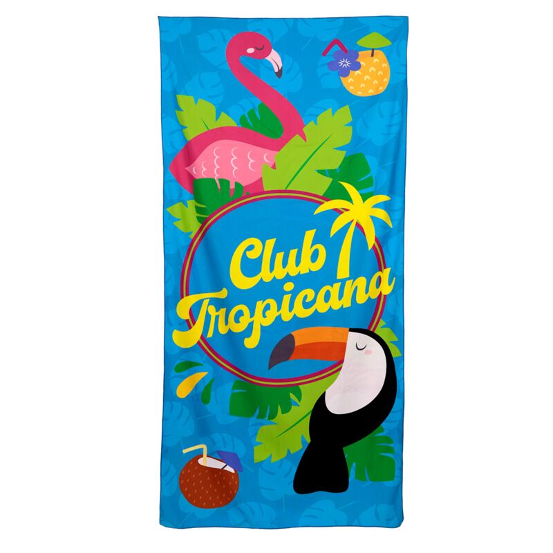 Afbeelding laden in galerijviewer, Pic flamingo club troana microvezel strandhanddoek
