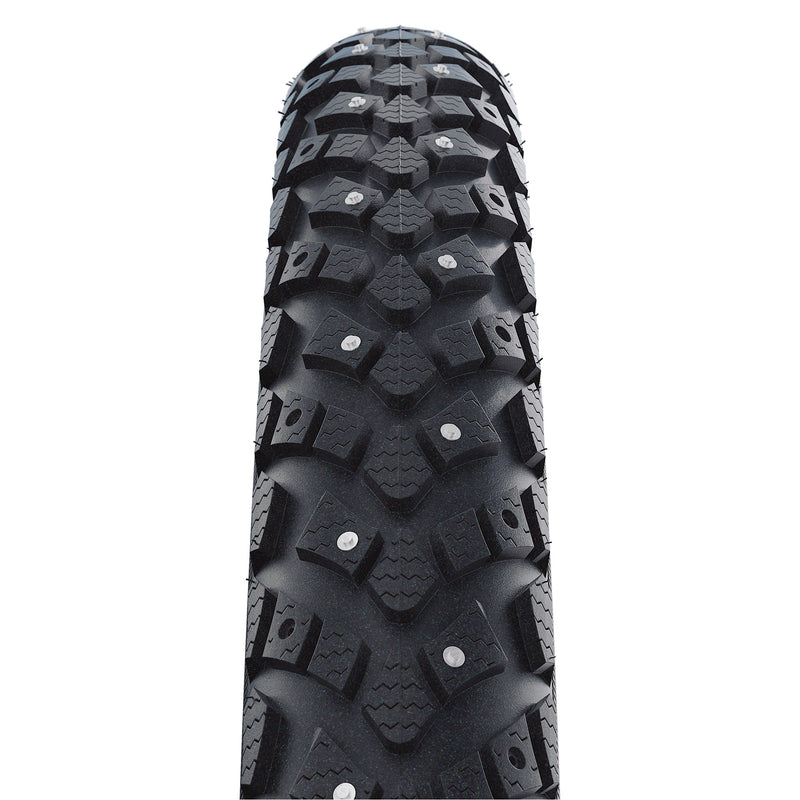 Afbeelding laden in galerijviewer, Buitenband Schwalbe 26-1.75 (47-559) Winter Active R 100 spik zwart
