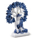 Wit blauw thaise boeddha tree of life
