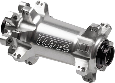 Tune nano boost 6b 6-hole mtb 24h front hub silver with standard bearing
