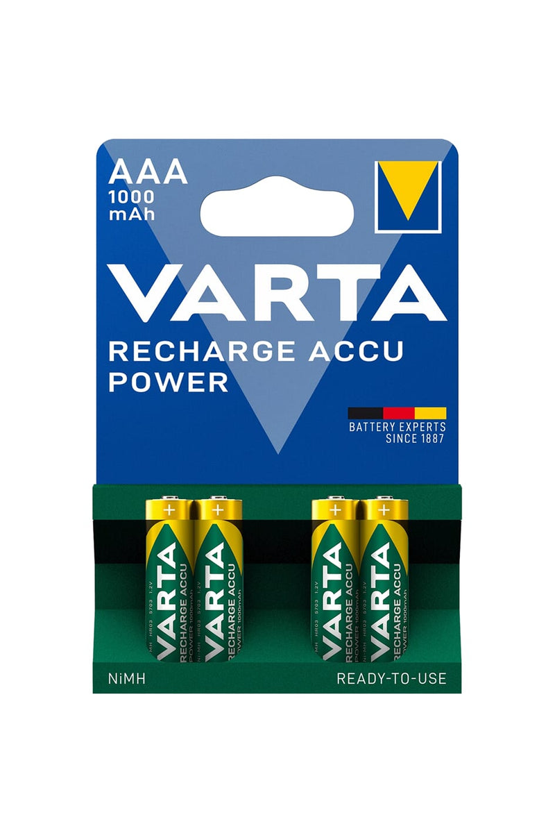 Afbeelding laden in galerijviewer, Varta hr03 nimh aaa oplaadbare batterij (4 stuks)
