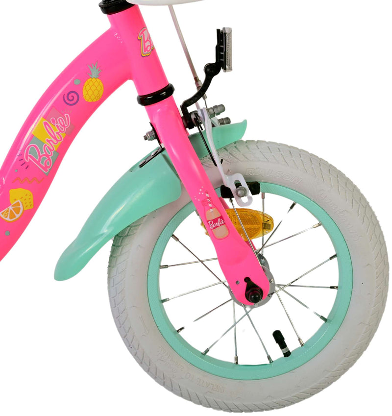 Afbeelding laden in galerijviewer, Volare barbie kinderfiets - meisjes - 12 inch - roze
