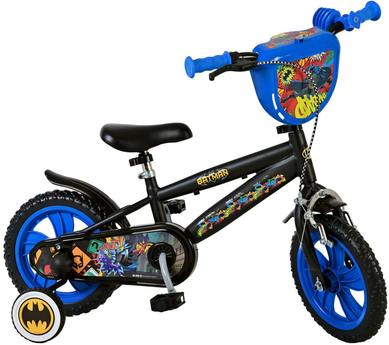 Afbeelding laden in galerijviewer, Batman Kinderfiets - Jongens - 12 inch - Zwart
