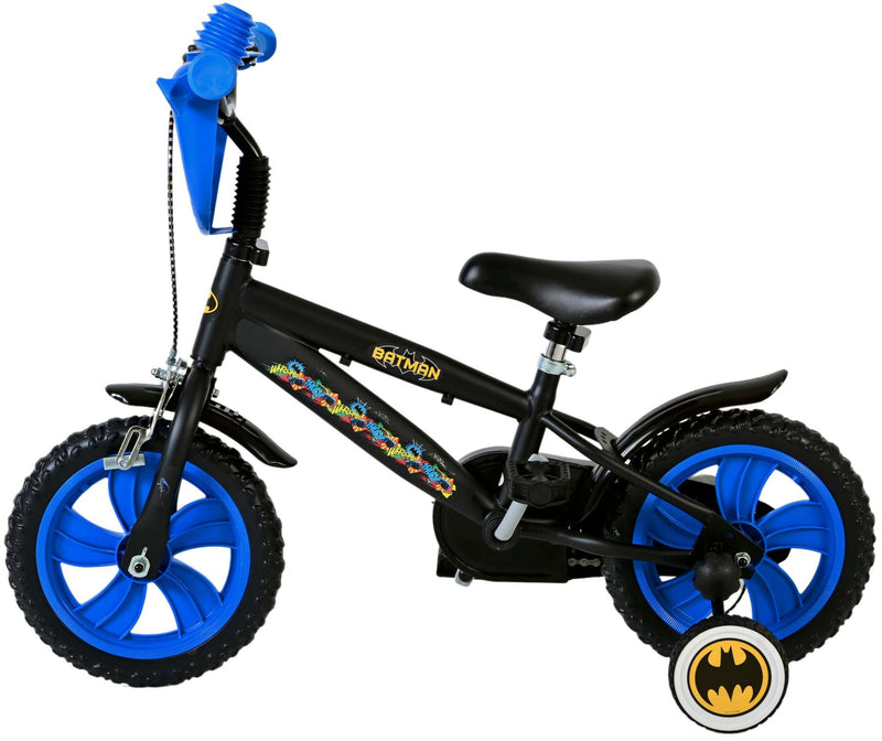 Afbeelding laden in galerijviewer, Batman Kinderfiets - Jongens - 12 inch - Zwart
