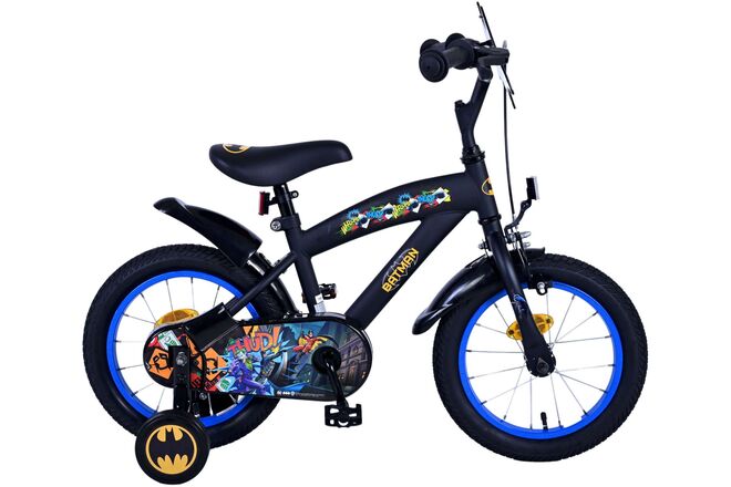 Afbeelding laden in galerijviewer, Batman kinderfiets - jongens - 14 inch - zwart
