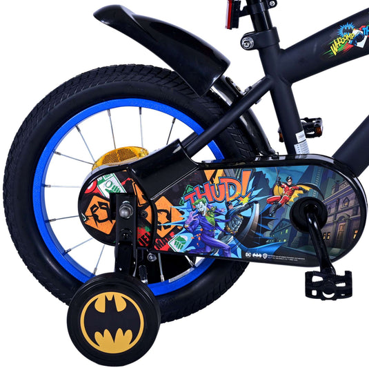 Batman kinderfiets - jongens - 14 inch - zwart