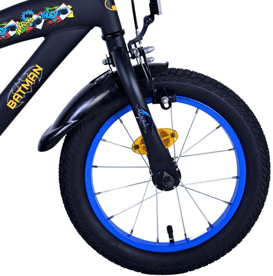 Batman kinderfiets - jongens - 14 inch - zwart
