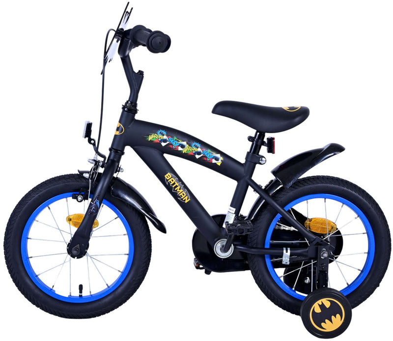 Afbeelding laden in galerijviewer, Batman kinderfiets - jongens - 14 inch - zwart
