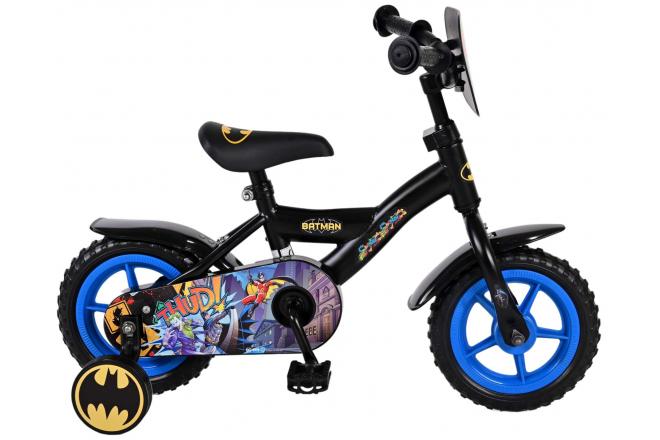 Afbeelding laden in galerijviewer, Batman Kinderfiets Jongens 10 inch Zwart Doortrapper
