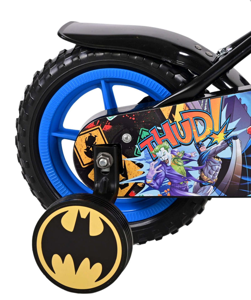 Afbeelding laden in galerijviewer, Batman Kinderfiets Jongens 10 inch Zwart Doortrapper
