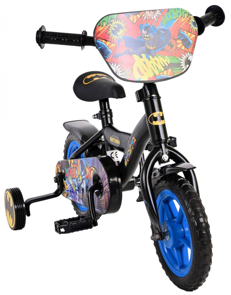 Afbeelding laden in galerijviewer, Batman Kinderfiets Jongens 10 inch Zwart Doortrapper
