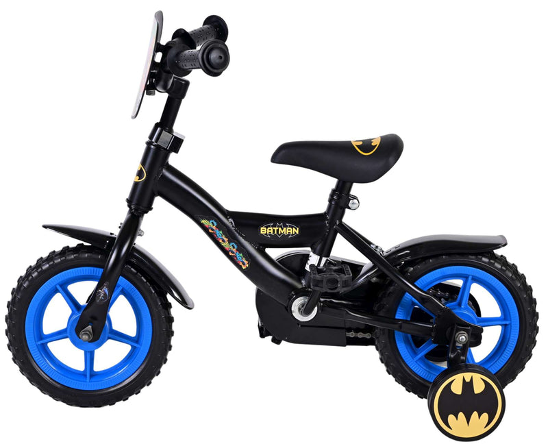Afbeelding laden in galerijviewer, Batman Kinderfiets Jongens 10 inch Zwart Doortrapper
