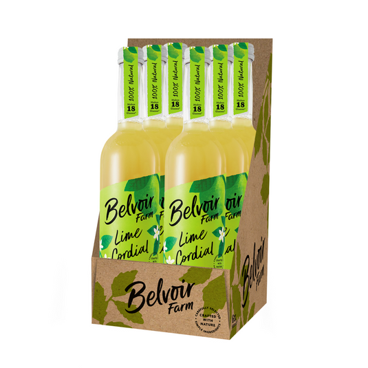 Belvoir farm lime cordial (6x 500ml)