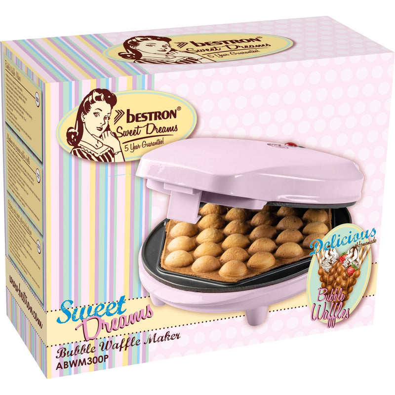 Afbeelding laden in galerijviewer, Bestron ABWM300P Bubble waffle maker
