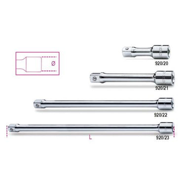 Beta verlengstuk 1 2 -255mm 920 22
